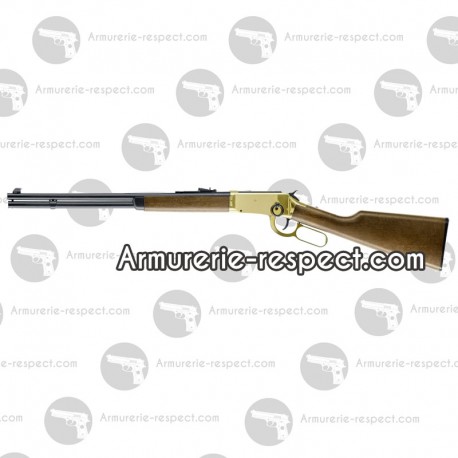 Carabine à plombs Legends Cowboy Rifle dorée 4.5 mm à billes d'acier