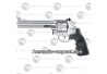 Revolver à billes d'acier Smith & Wesson 629 Classic 6.5" Steel finish