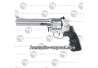 Revolver à plombs Smith & Wesson 629 Classic 6.5" Steel finish