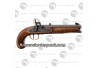 Pistolet Rocky Mountain Trappeur à percussion cal 45PN