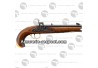 Pistolet Rocky Mountain Trappeur à percussion cal 45PN