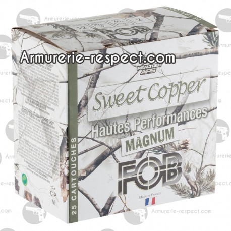 25 cartouches Fob Sweet Copper Magnum 40 en 12/76