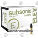 50 cartouches Eley Subsonic Hollow point cal 22LR