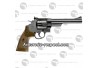 Revolver Smith&Wesson M29 6,5 pouces polished and blued 4.5 mm