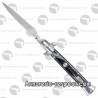 Couteau pliant automatique Consorzio lame 95 mm manche corne