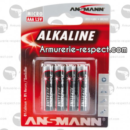 PILE ALCALINE LR03 AAA ANSMANN PILE ALKALINE LR03 AAA ANSMANN