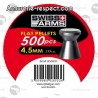 500 plombs plats Swiss Arms 4.5 mm
