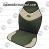 Couvre siège kaki beige motif sanglier